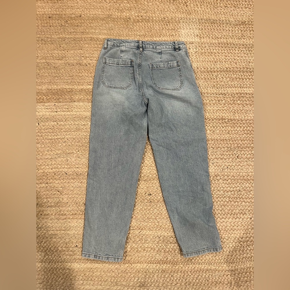 Habitual Utility Cargo Light Wash Barrel Balloon Jeans - Picture 3 of 3